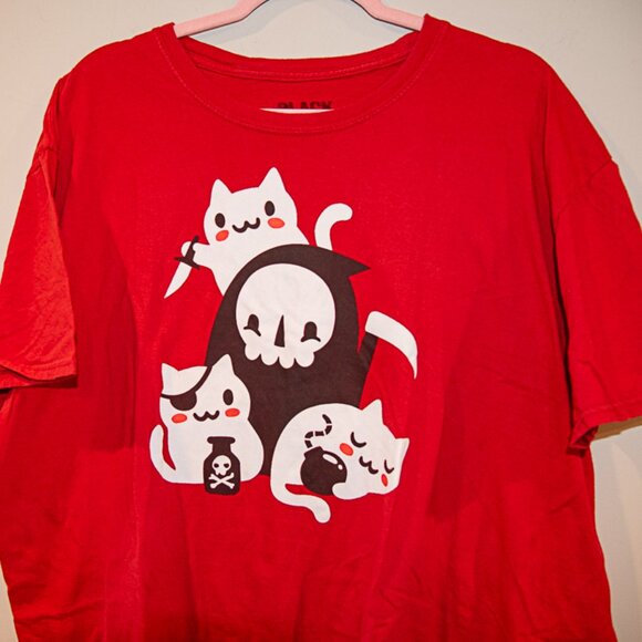 Deaths Little Helpers T-Shirt Red size Mens 2XL - Picture 1 of 2